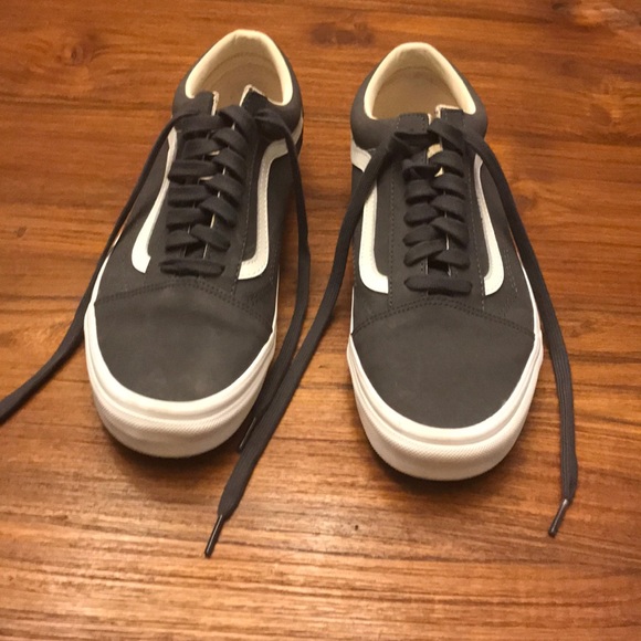 Vans gray leather shoes - Picture 1 of 2